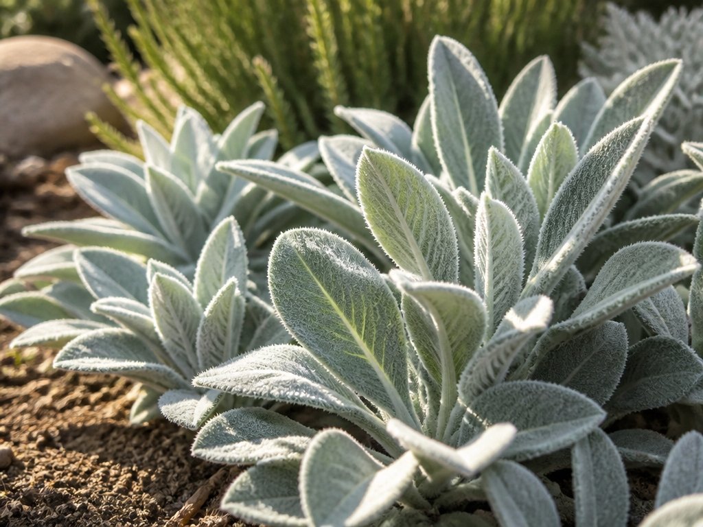 drought tolerant silvery foliage plant