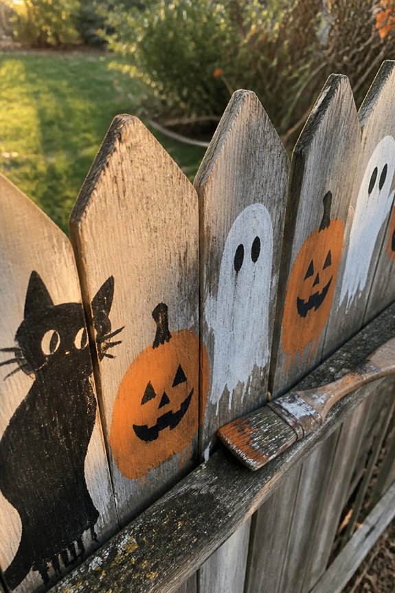 durable painted fence decorations
