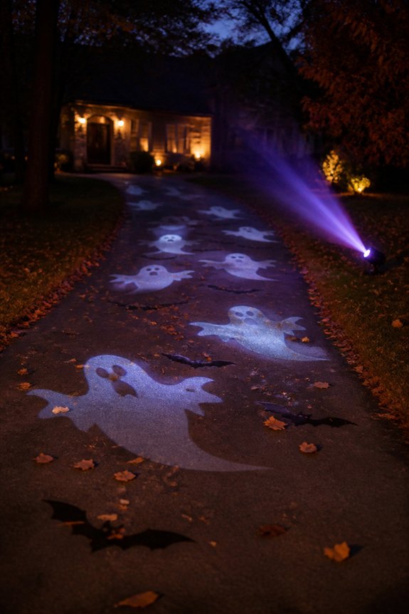 dynamic driveway projection mapping