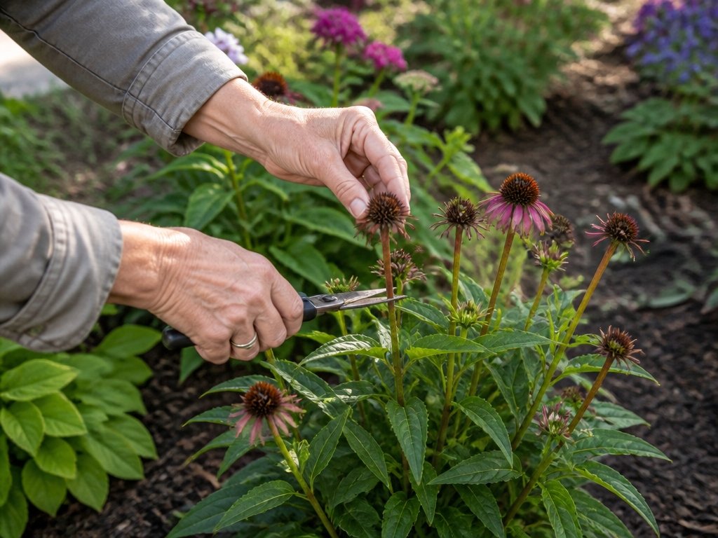extend blooms through deadheading