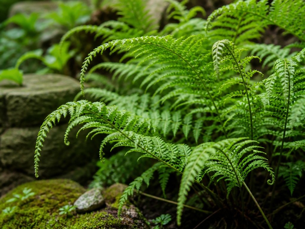 ferns thrive in shade