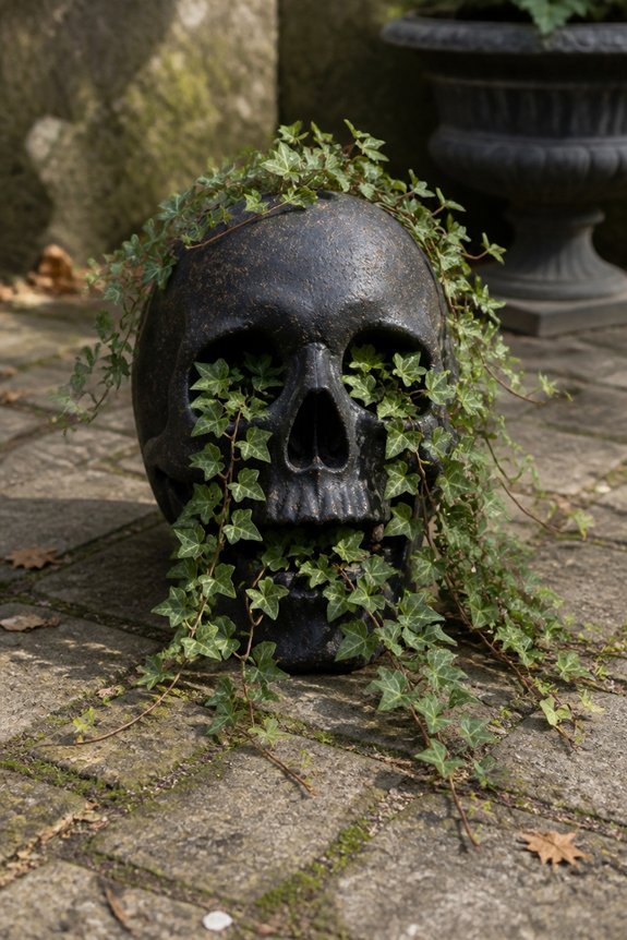 gothic elegance in greenery