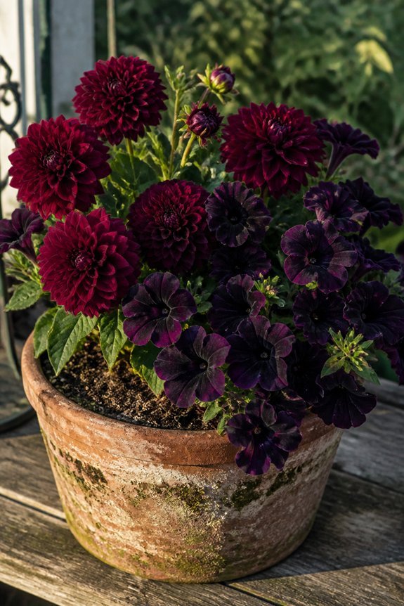 gothic garden dark blooms