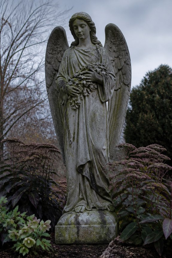 gothic garden focal points