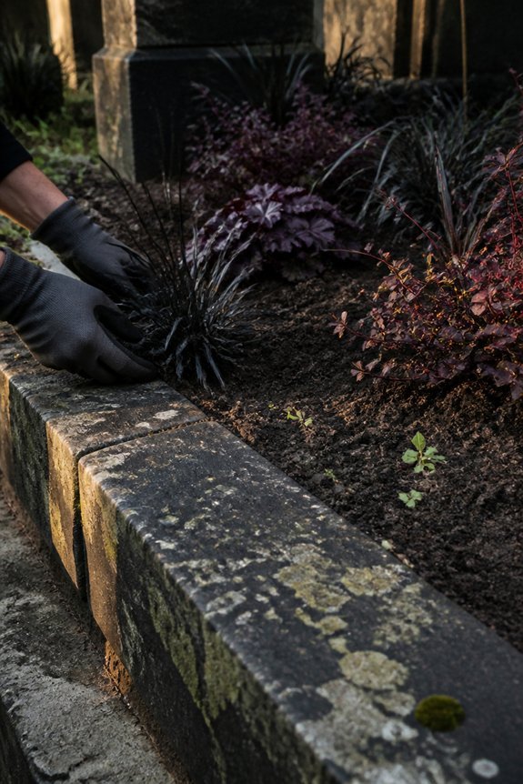 gothic garden stone construction