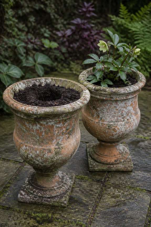 gothic garden urn aesthetics