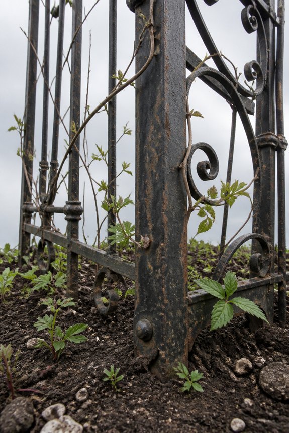gothic ornamental metalwork elements