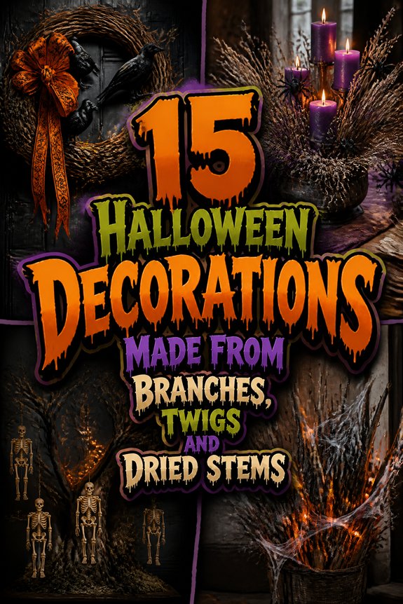 halloween decor from naturals