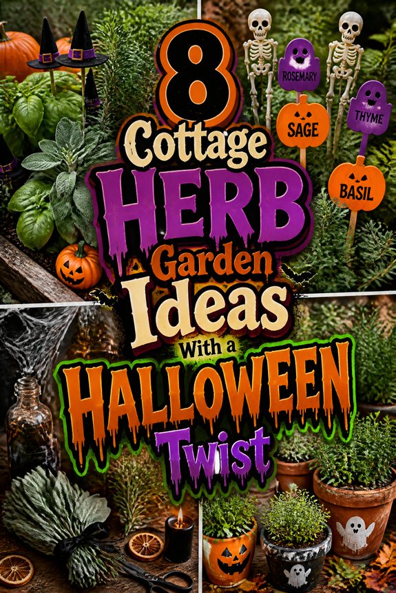 halloween themed herb garden ideas