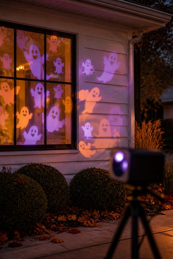 halloween window projection ideas
