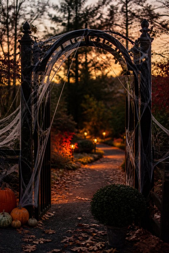 haunted garden entrance archway