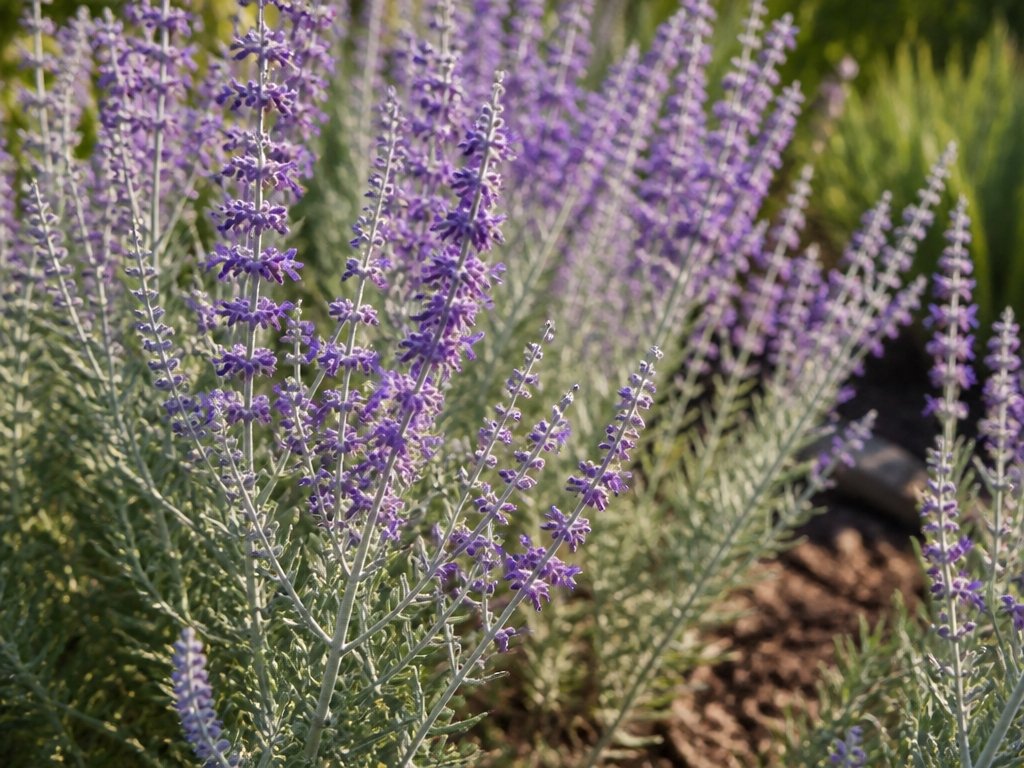 heat tolerant purple perennial blooms