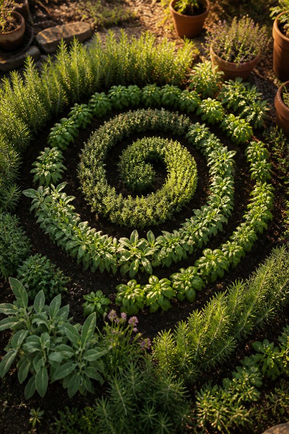 herb beds for halloween