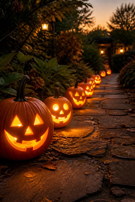 hierarchical pumpkin lighting design