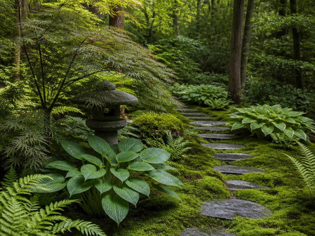japanese shade garden design