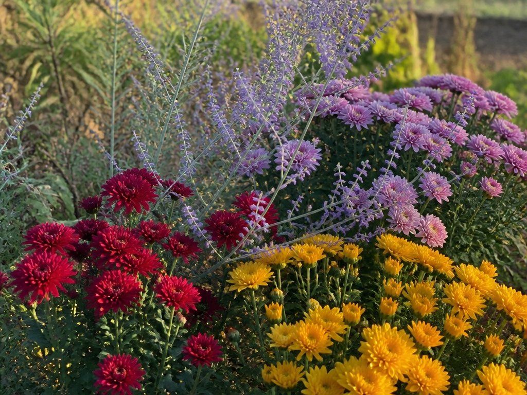 late autumn color blooms