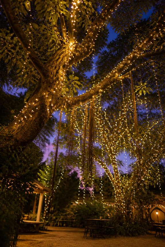 layered ambient tree lighting