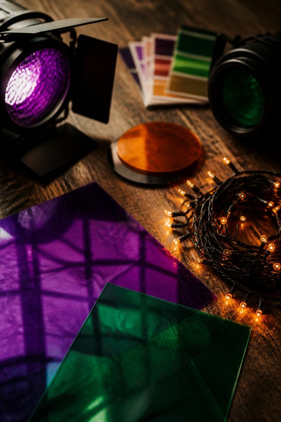 layered color depth effect