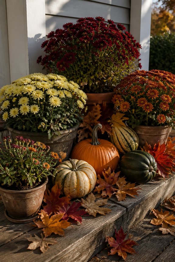 layered foliage enhances display