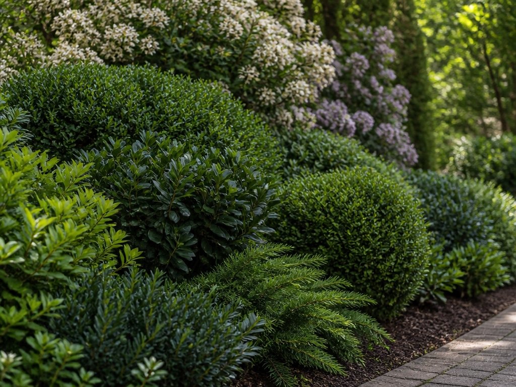 layered shrub height structure
