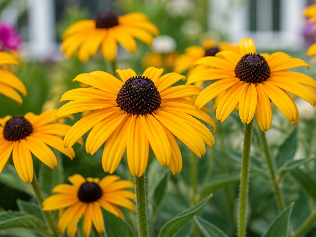 low maintenance bright yellow perennials