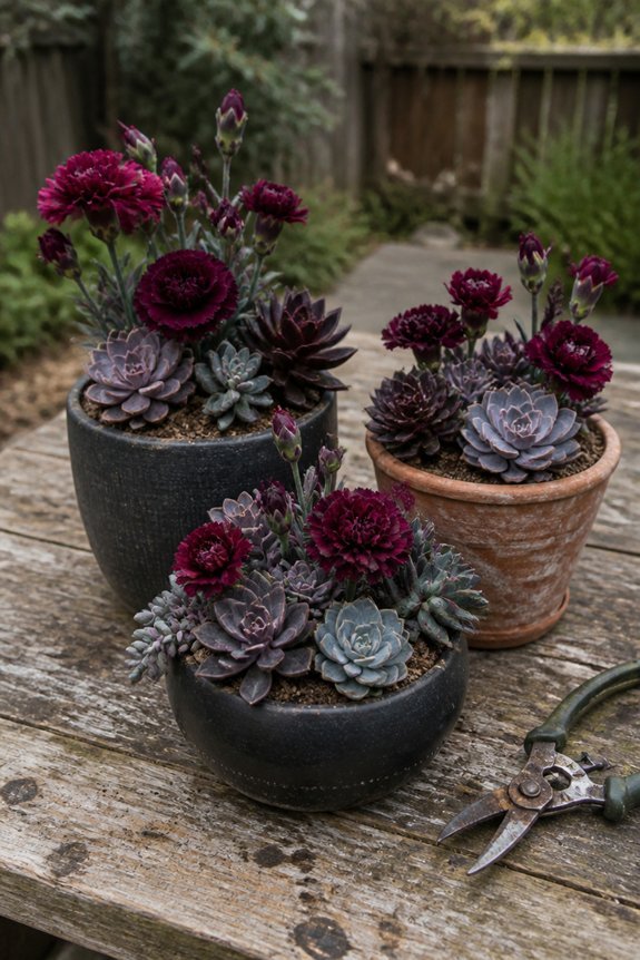 low maintenance fall arrangements