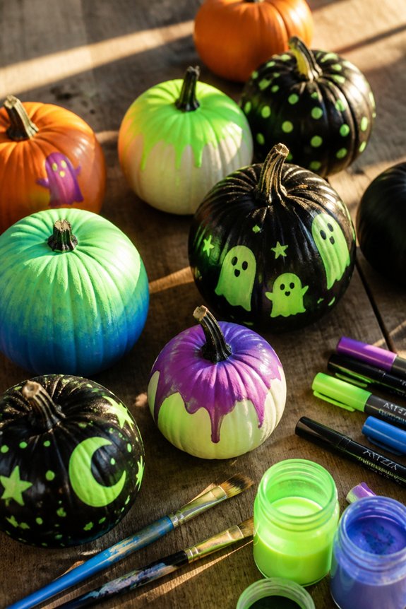 luminescent pumpkin decorating supplies