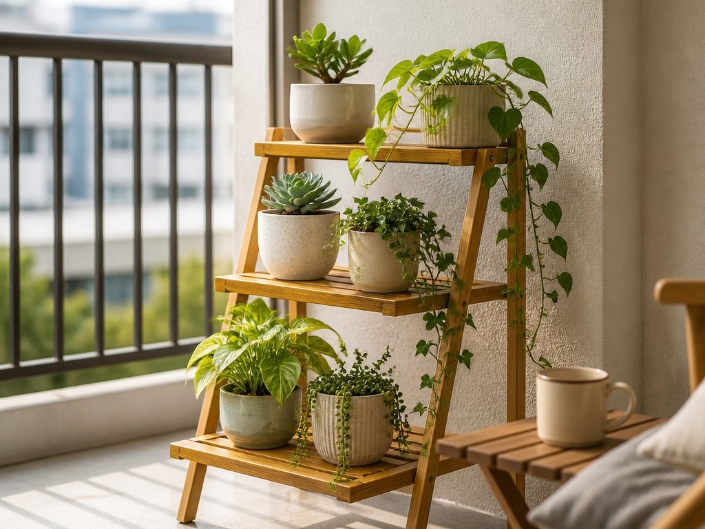 maximize space with tiered stands
