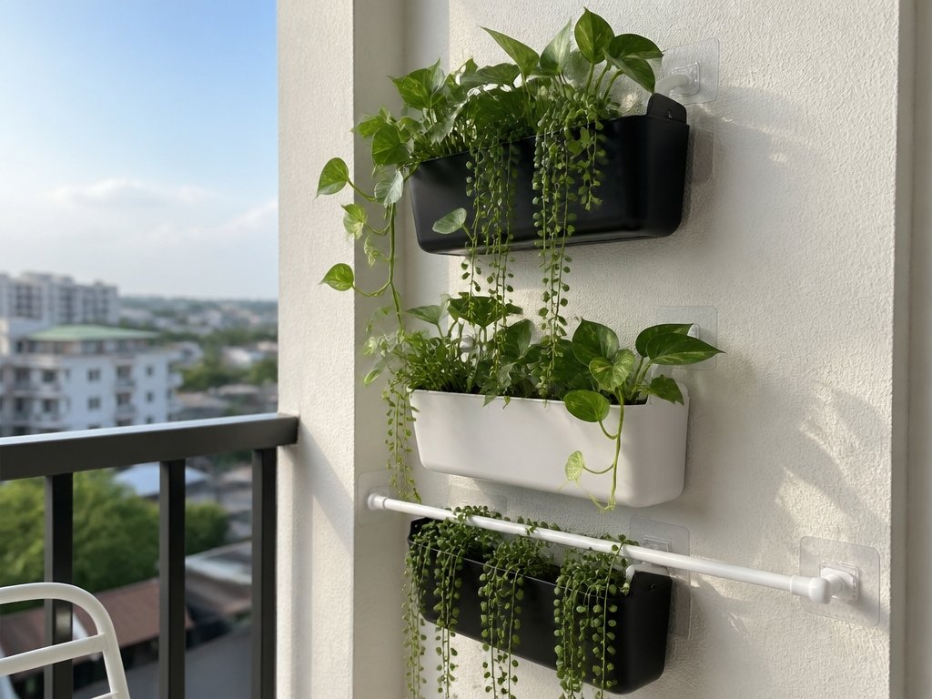 maximizing balcony planter space