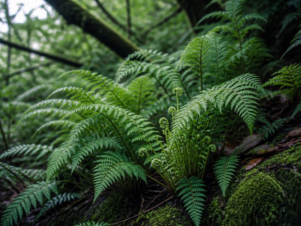 moist shade loving delicate ferns