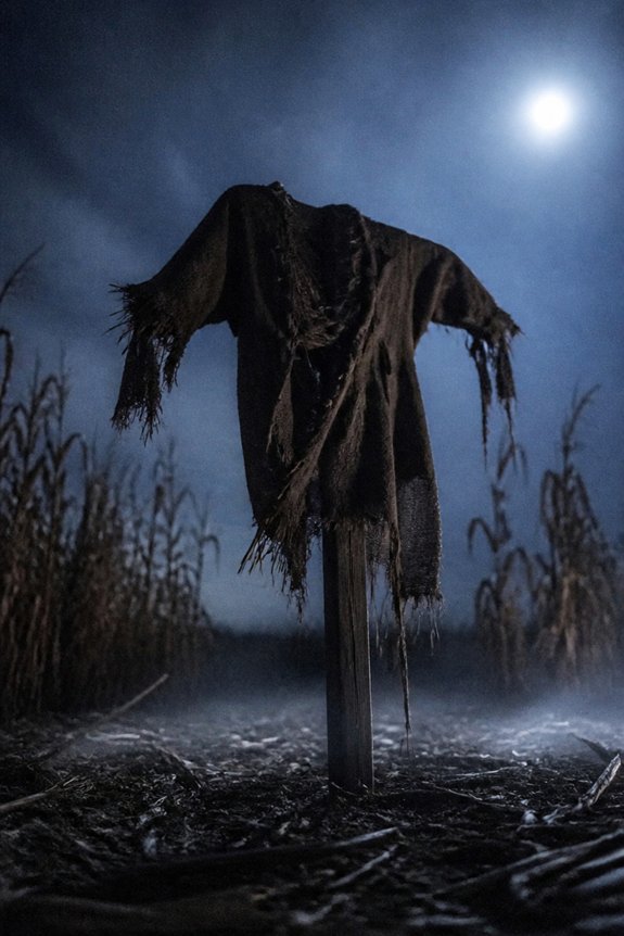 movable headless scarecrow design