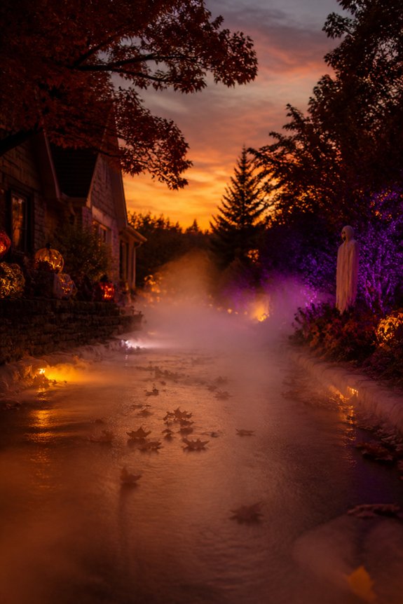 mysterious ground level fog effect