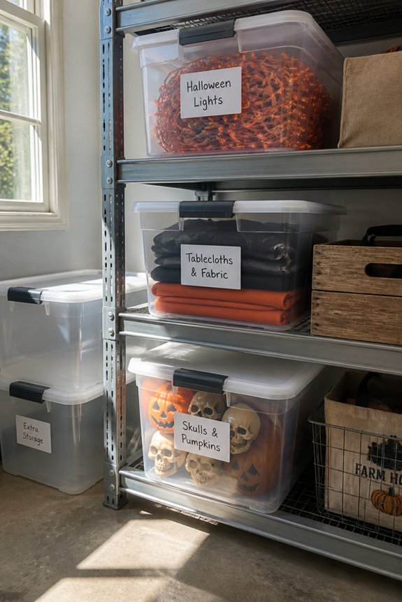 organize decorations for next year