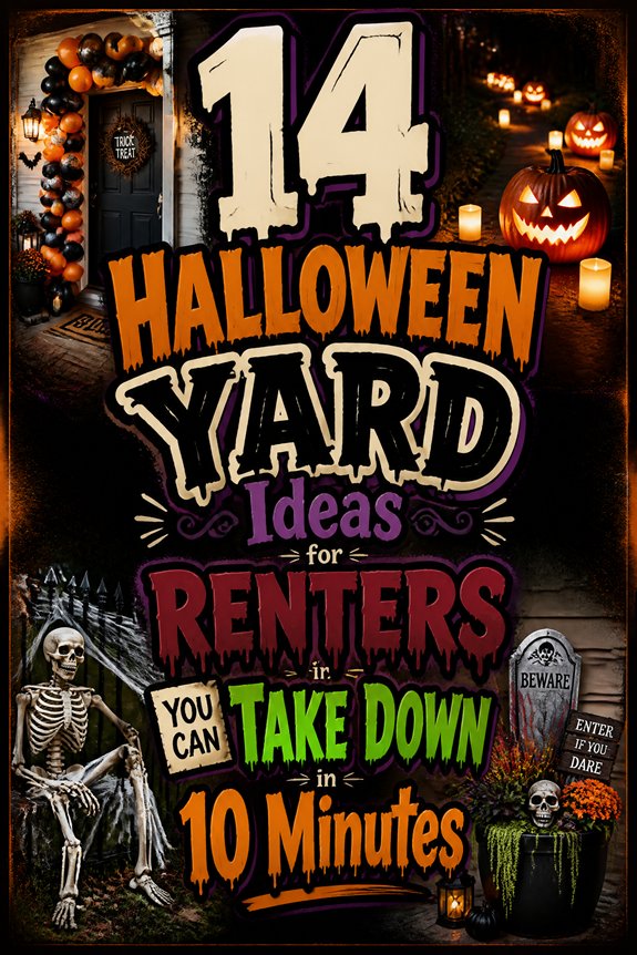 quick halloween decorations for renters