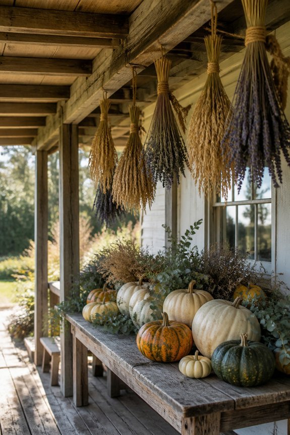 rustic botanical hanging decor