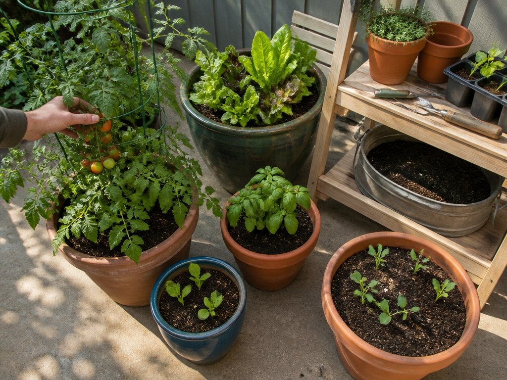 seasonal container gardening strategy