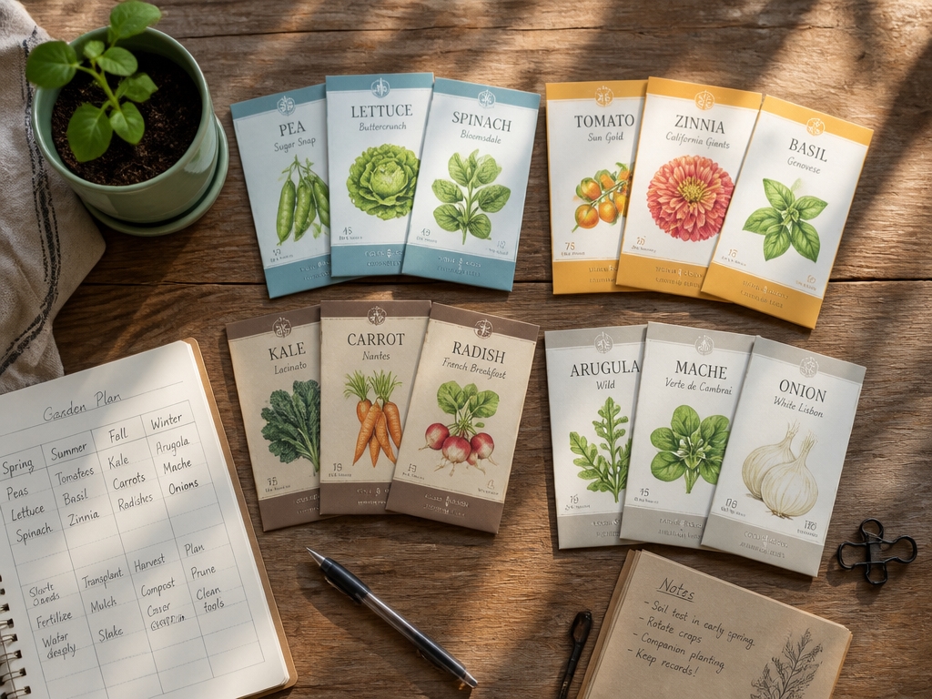 seasonal seed organization system
