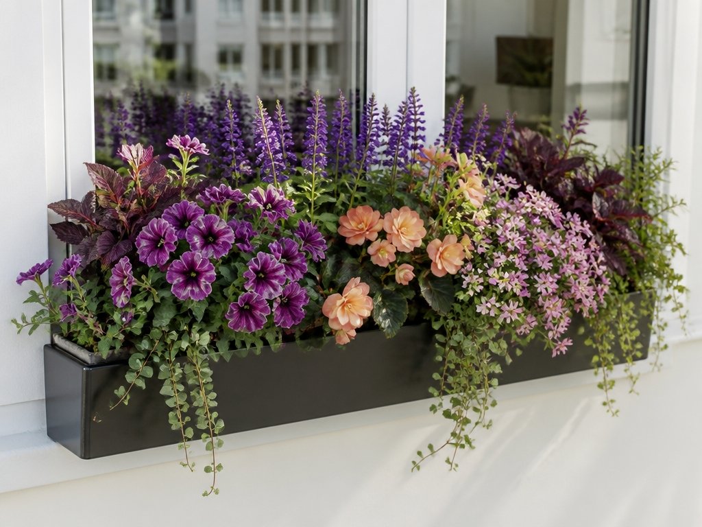 seasonal window box plants