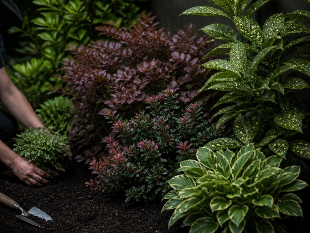shade loving shrubs for structure
