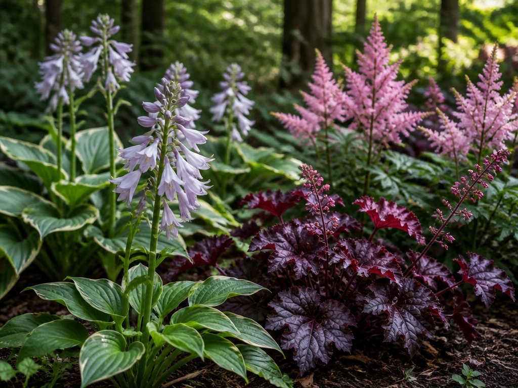 shade tolerant blooming flowers