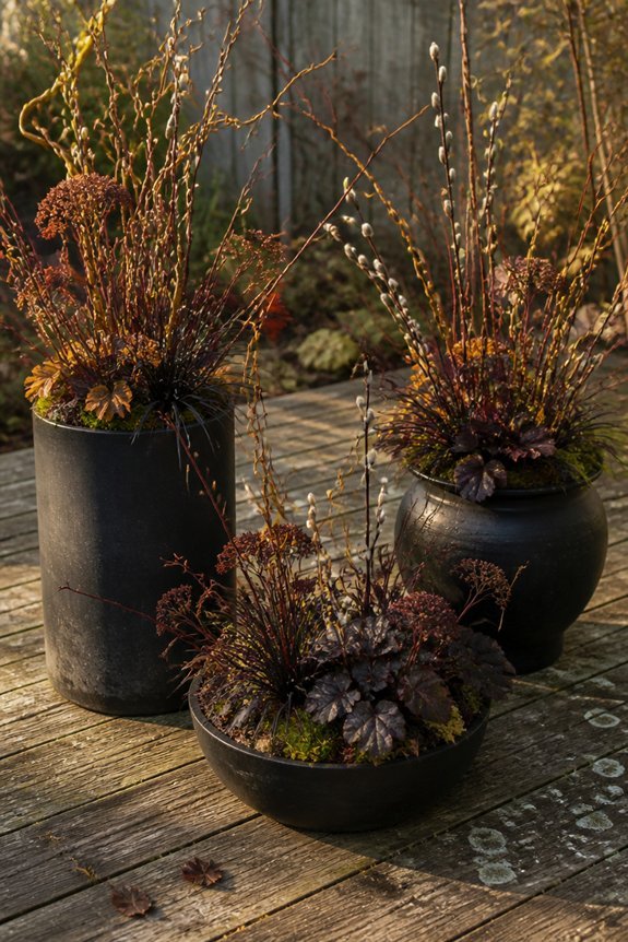 sophisticated layered container arrangements