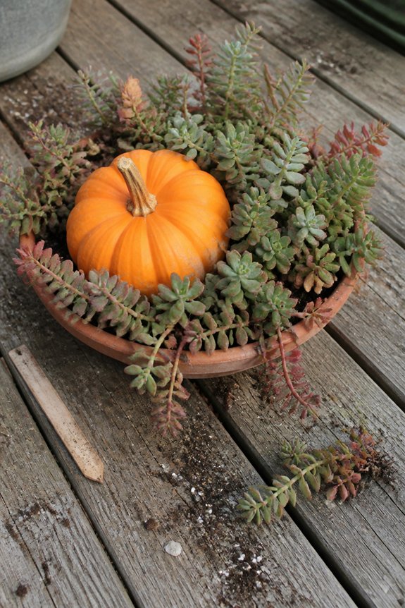 structured autumn focal arrangement