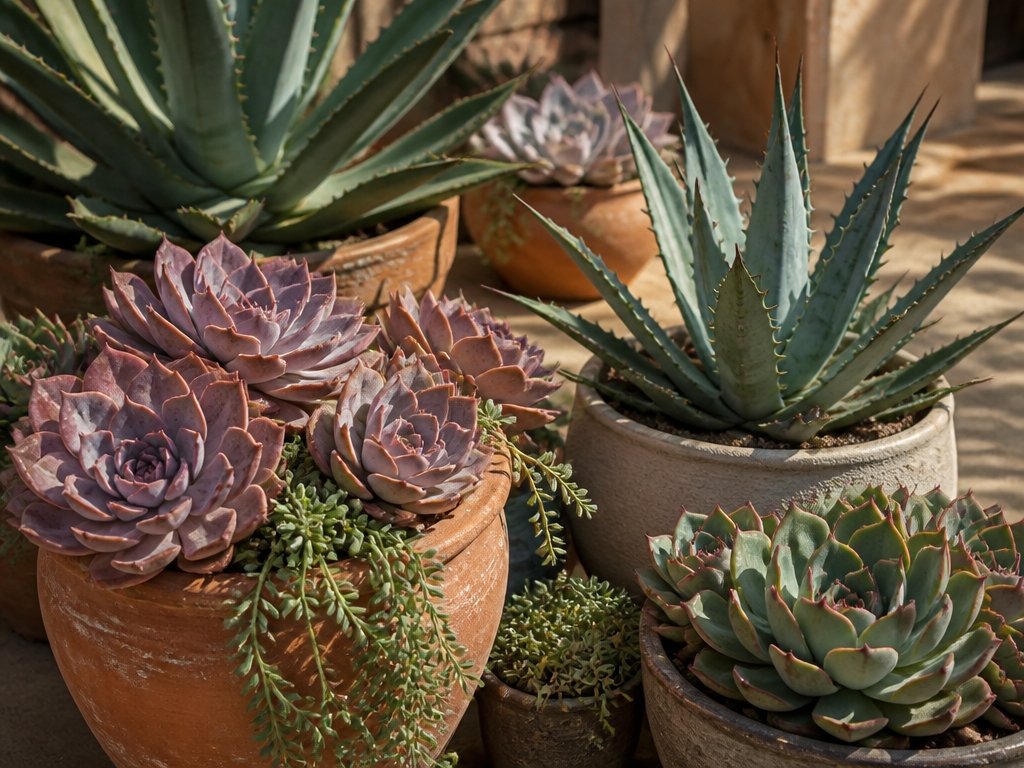 succulents thrive in containers