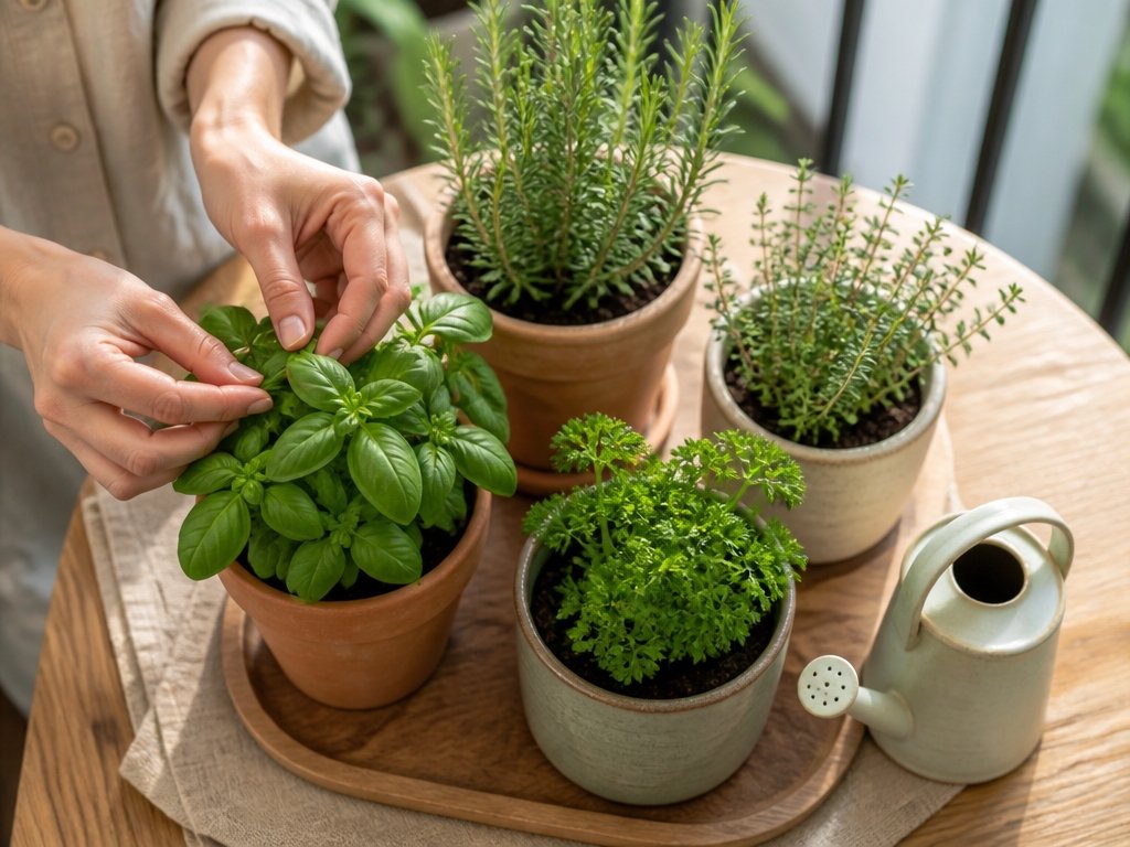 tabletop herb garden essentials