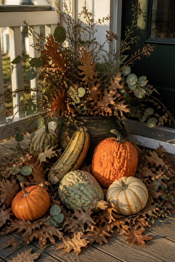 textured farmhouse halloween decor