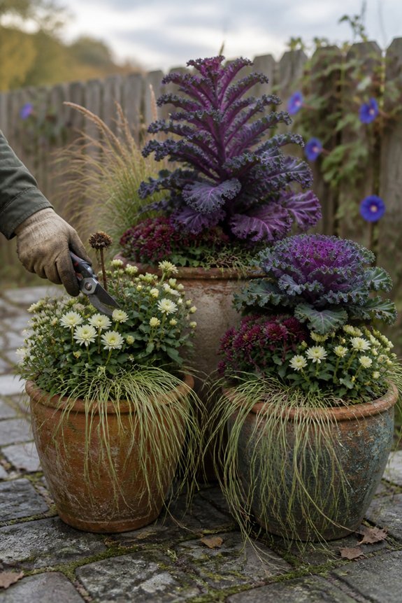 trailing plants enhance planters