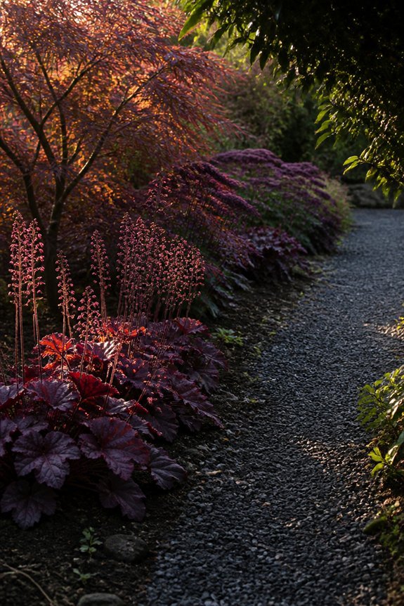 twilight garden contrast elements