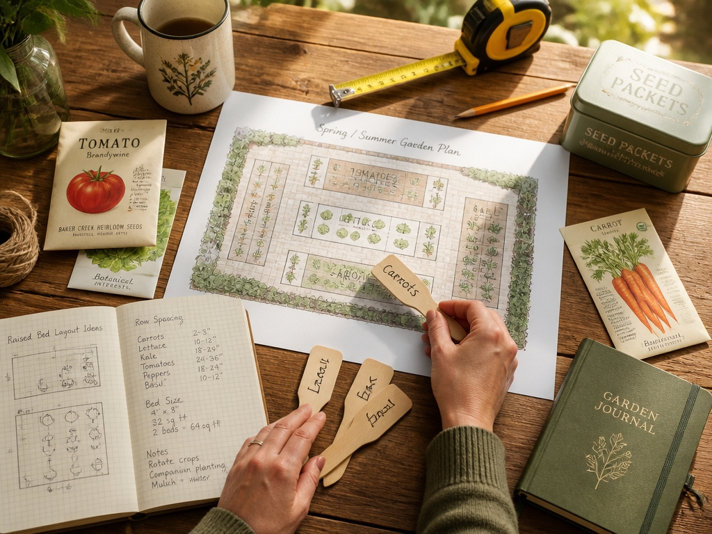 vegetable garden space requirements