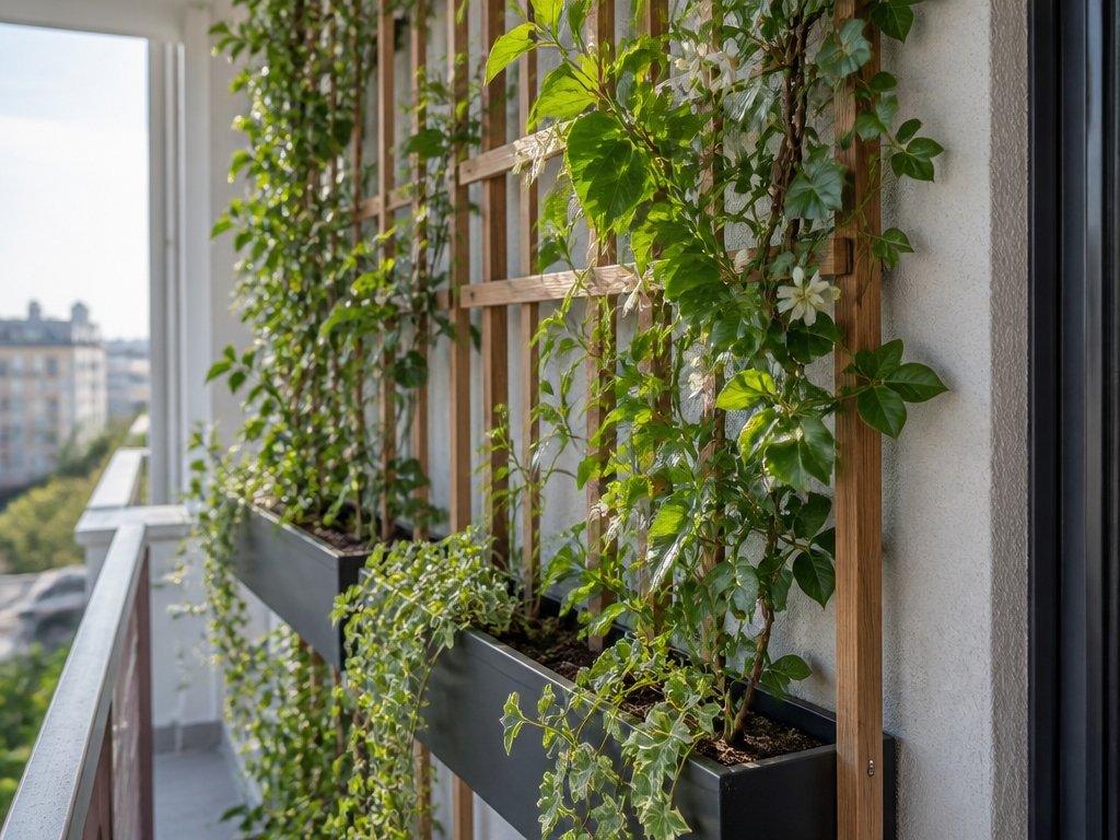 vertical gardening with trellises