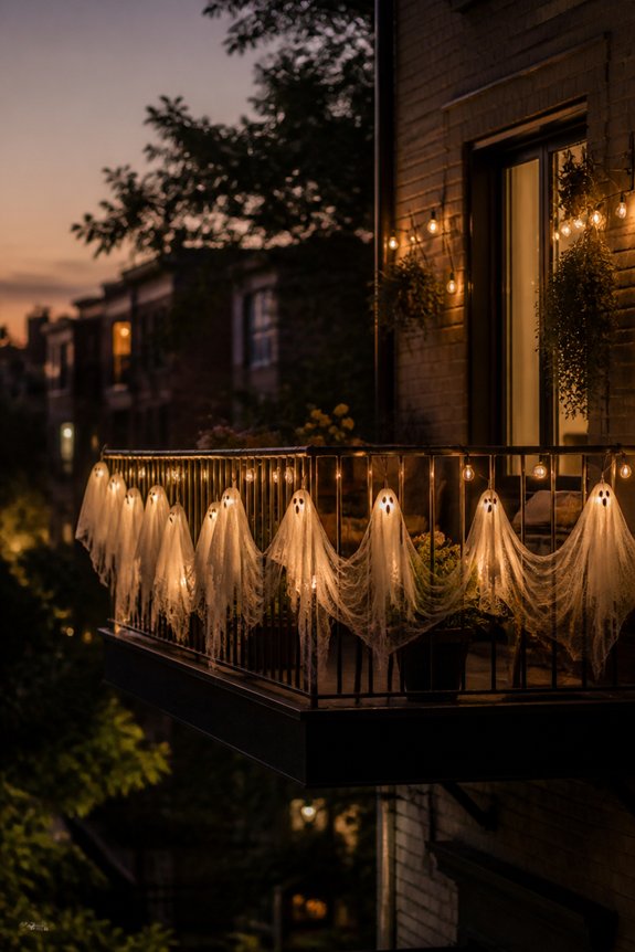 vertical halloween light displays